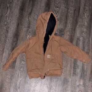 Carhartt Tan Hooded Jacket YOUTH